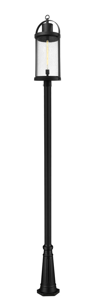 Z-Lite - 569PHXL-519P-BK - One Light Outdoor Post Mounted Fixture - Roundhouse - Black