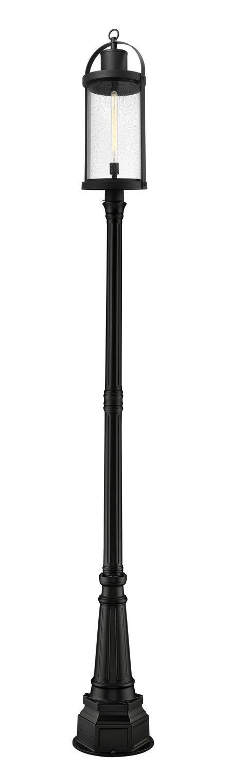 Z-Lite - 569PHXL-564P-BK - One Light Outdoor Post Mounted Fixture - Roundhouse - Black
