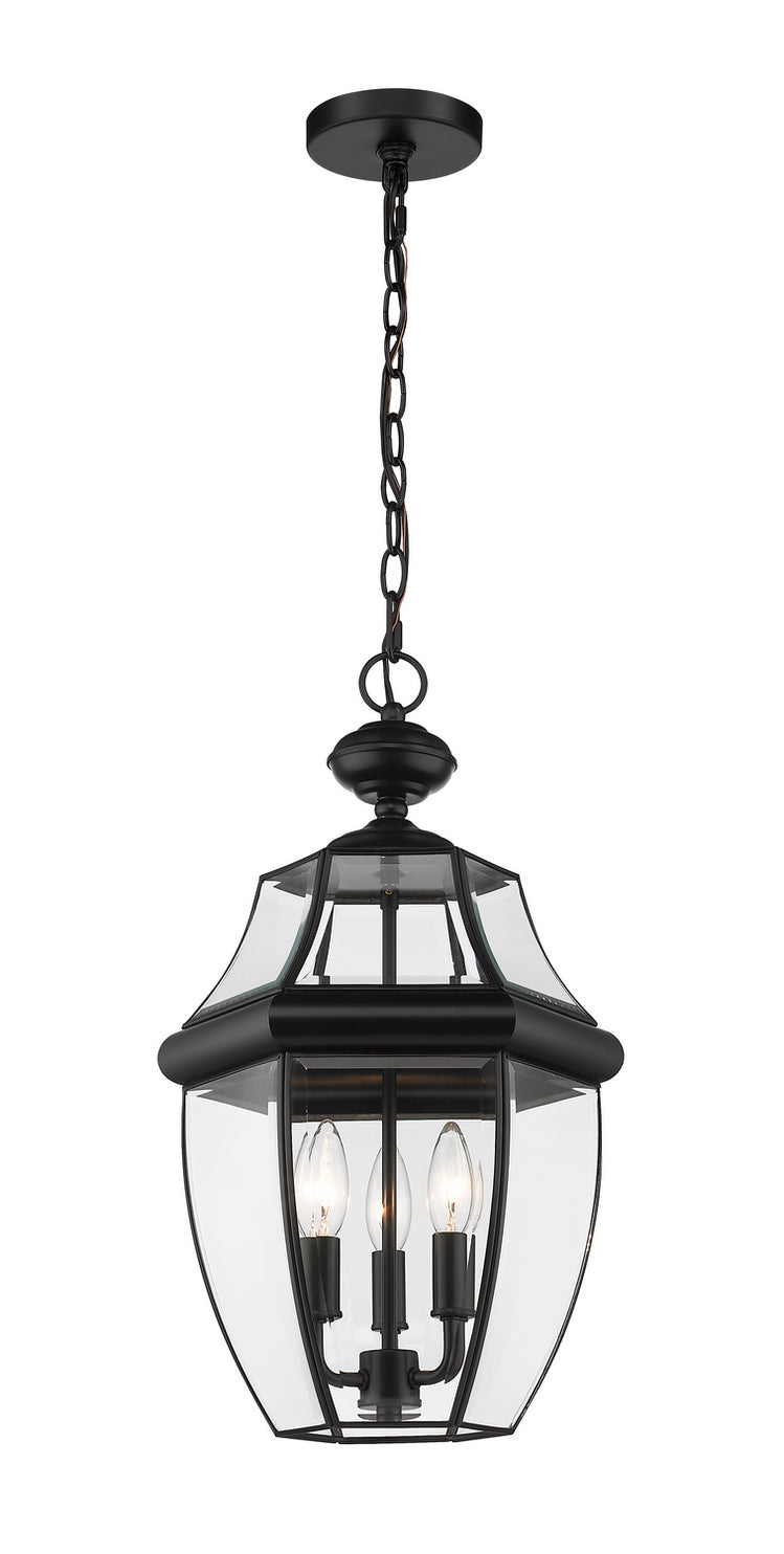 Z-Lite - 580CHB-BK - Three Light Outdoor Chain Mount Ceiling Fixture - Westover - Black