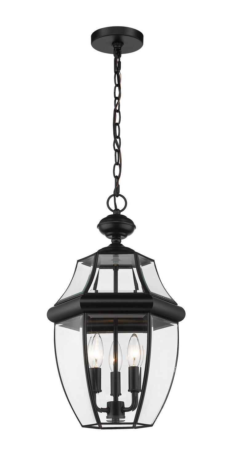 Z-Lite - 580CHB-BK - Three Light Outdoor Chain Mount Ceiling Fixture - Westover - Black