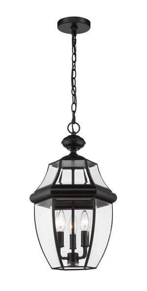 Z-Lite - 580CHB-BK - Three Light Outdoor Chain Mount Ceiling Fixture - Westover - Black