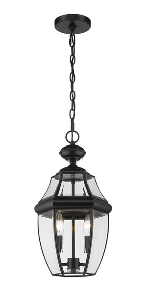 Z-Lite - 580CHM-BK - Two Light Outdoor Chain Mount Ceiling Fixture - Westover - Black
