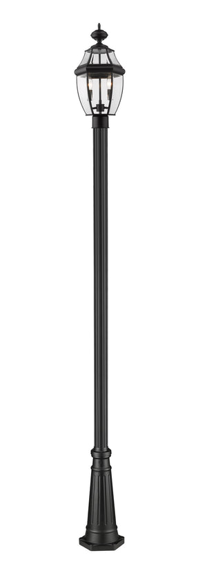 Z-Lite - 580PHM-519P-BK - Two Light Outdoor Post Mounted Fixture - Westover - Black