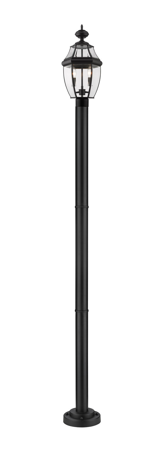 Z-Lite - 580PHM-567P-BK - Two Light Outdoor Post Mounted Fixture - Westover - Black