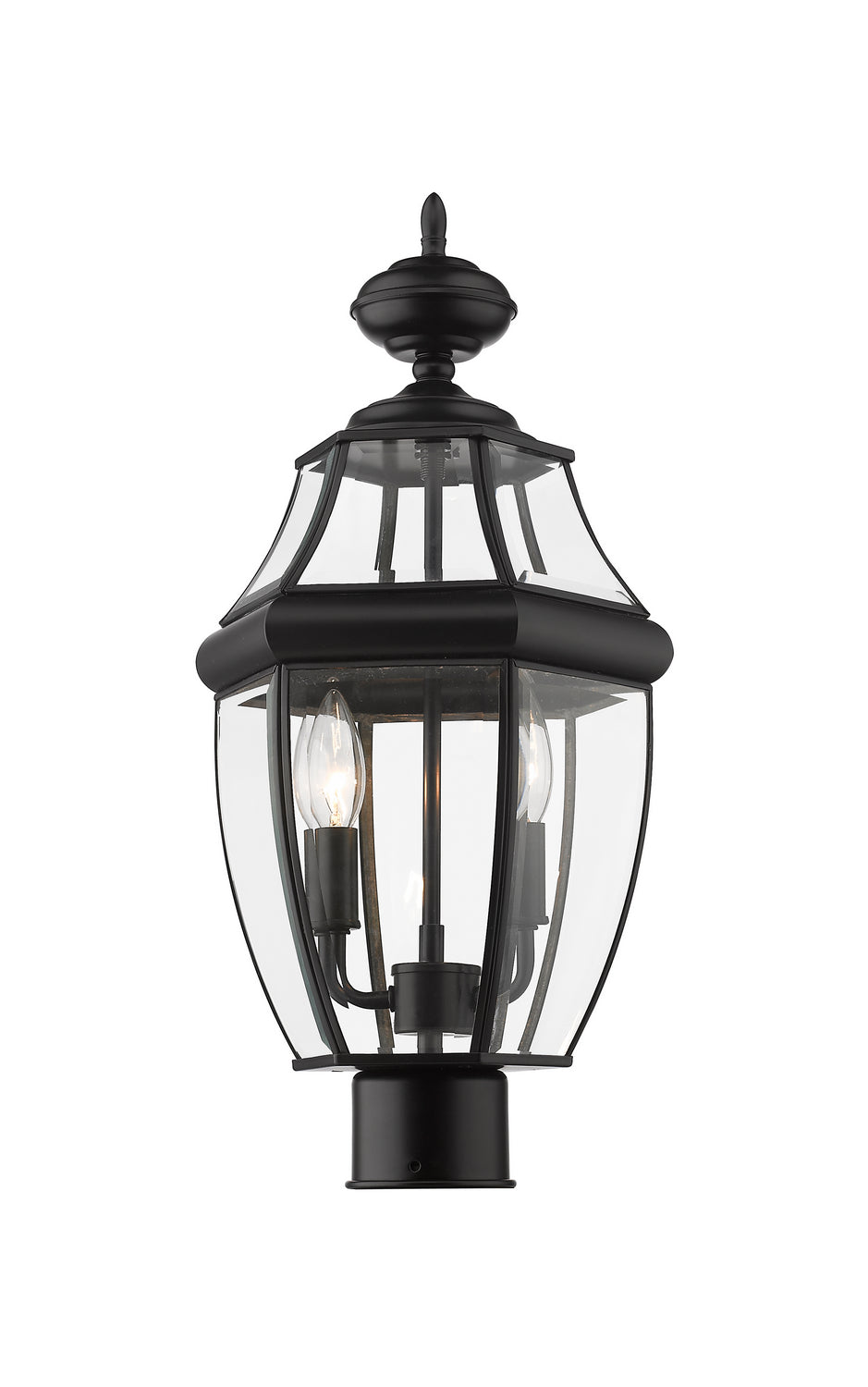 Z-Lite - 580PHM-BK - Two Light Outdoor Post Mount Fixture - Westover - Black