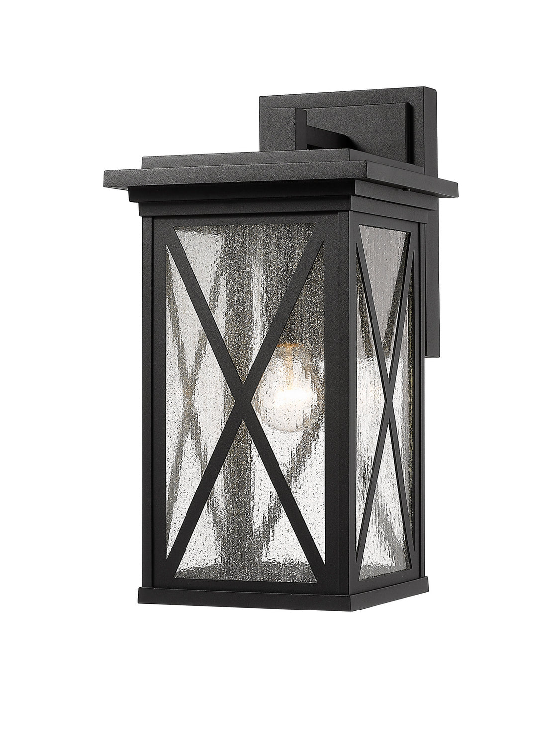 Z-Lite - 583B-BK - One Light Outdoor Wall Light - Brookside - Black