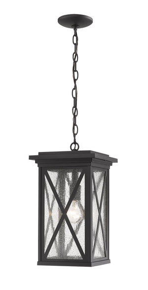 Z-Lite - 583CHB-BK - One Light Outdoor Chain Mount Ceiling Fixture - Brookside - Black