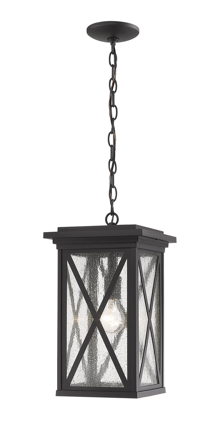 Z-Lite - 583CHB-BK - One Light Outdoor Chain Mount Ceiling Fixture - Brookside - Black