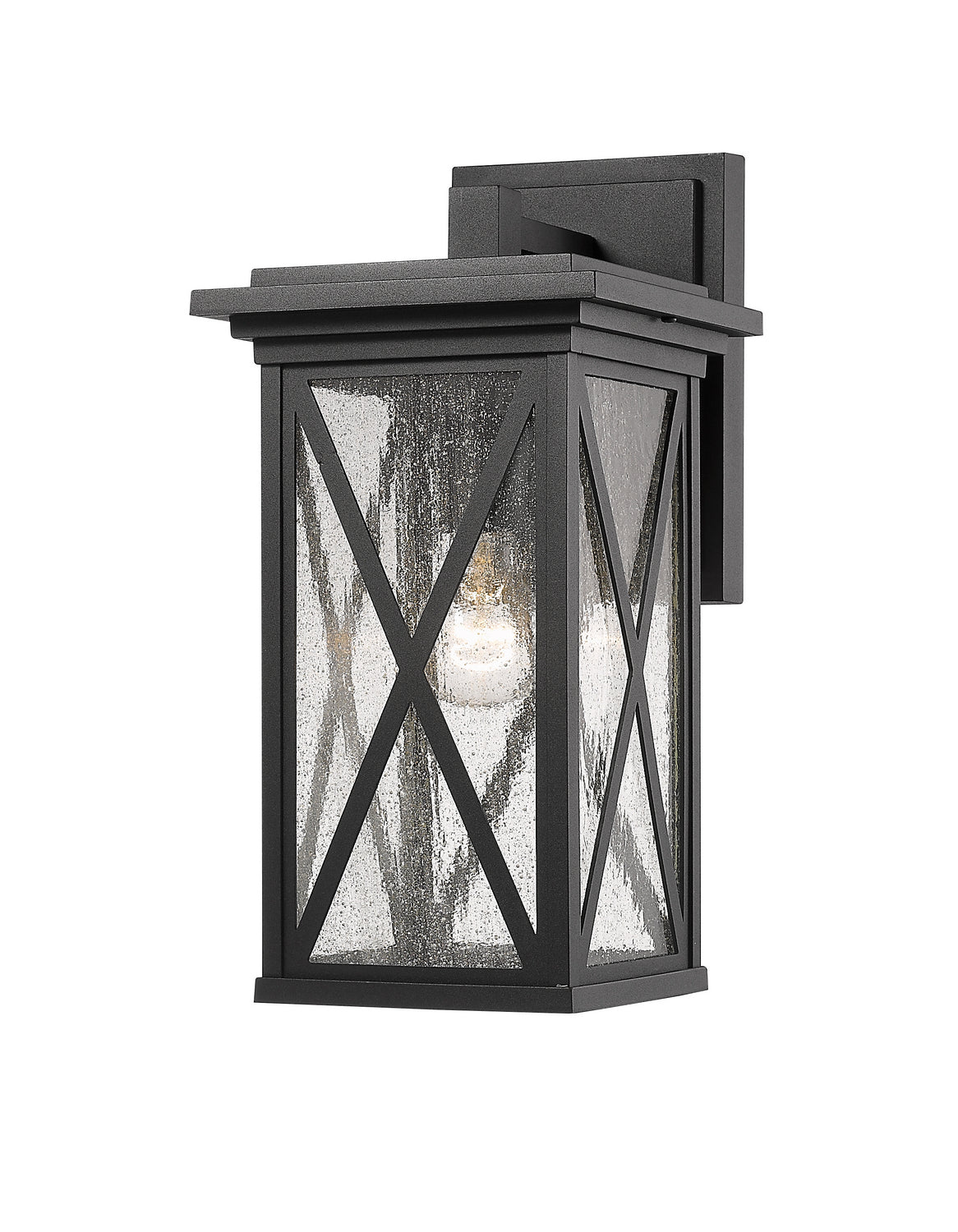 Z-Lite - 583M-BK - One Light Outdoor Wall Light - Brookside - Black