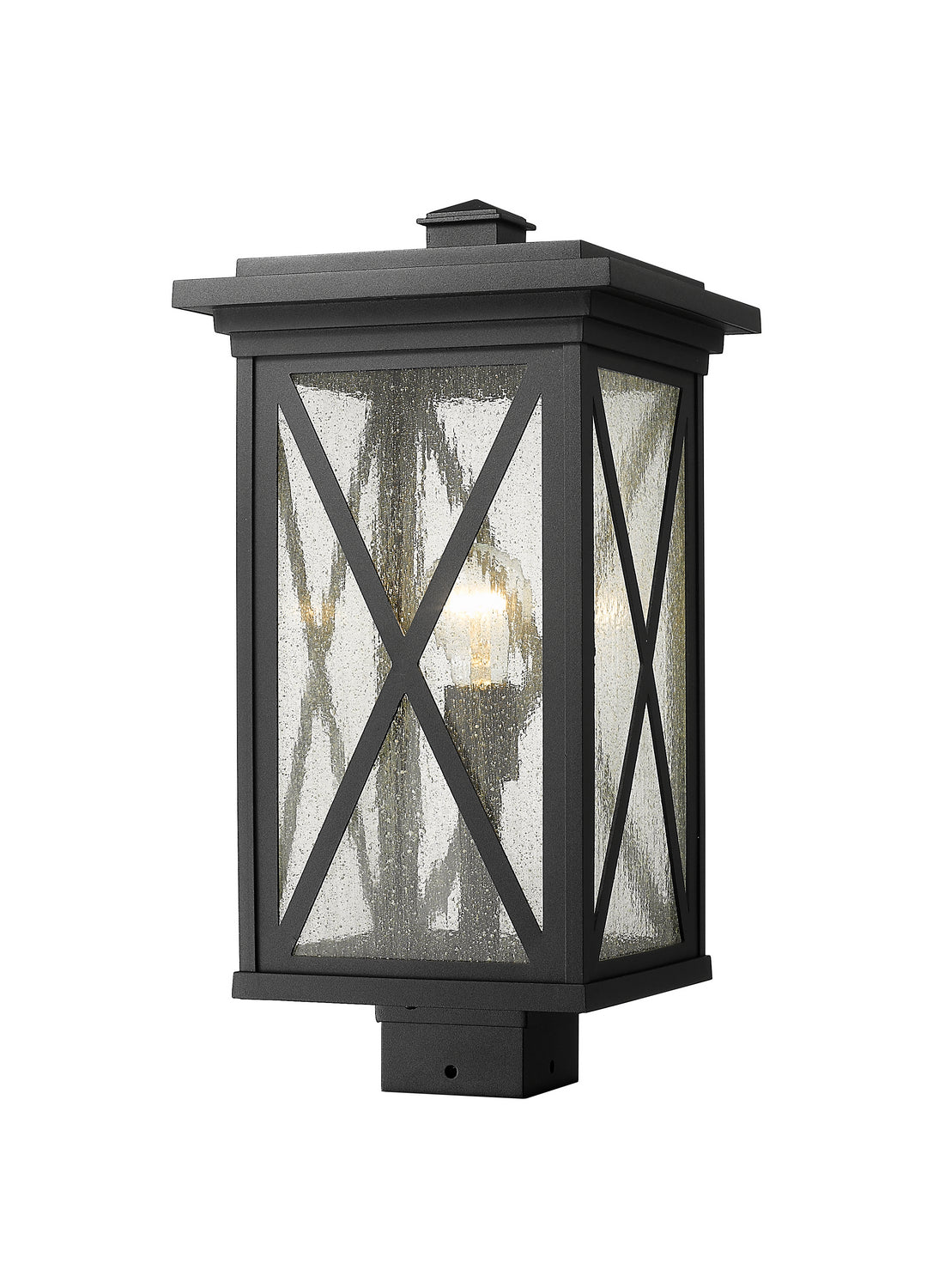 Z-Lite - 583PHBS-BK - One Light Outdoor Post Mount Fixture - Brookside - Black