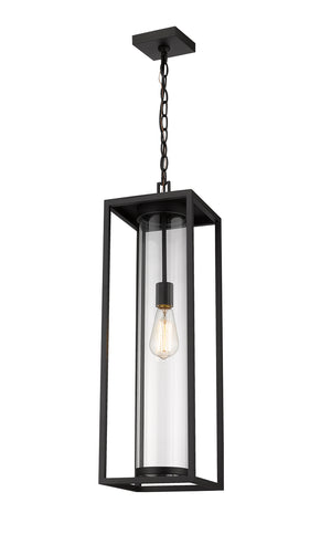Z-Lite - 584CHB-BK - One Light Outdoor Chain Mount Ceiling Fixture - Dunbroch - Black