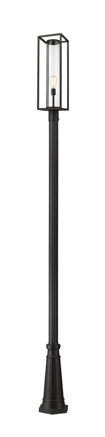 Z-Lite - 584PHBR-519P-BK - One Light Outdoor Post Mounted Fixture - Dunbroch - Black