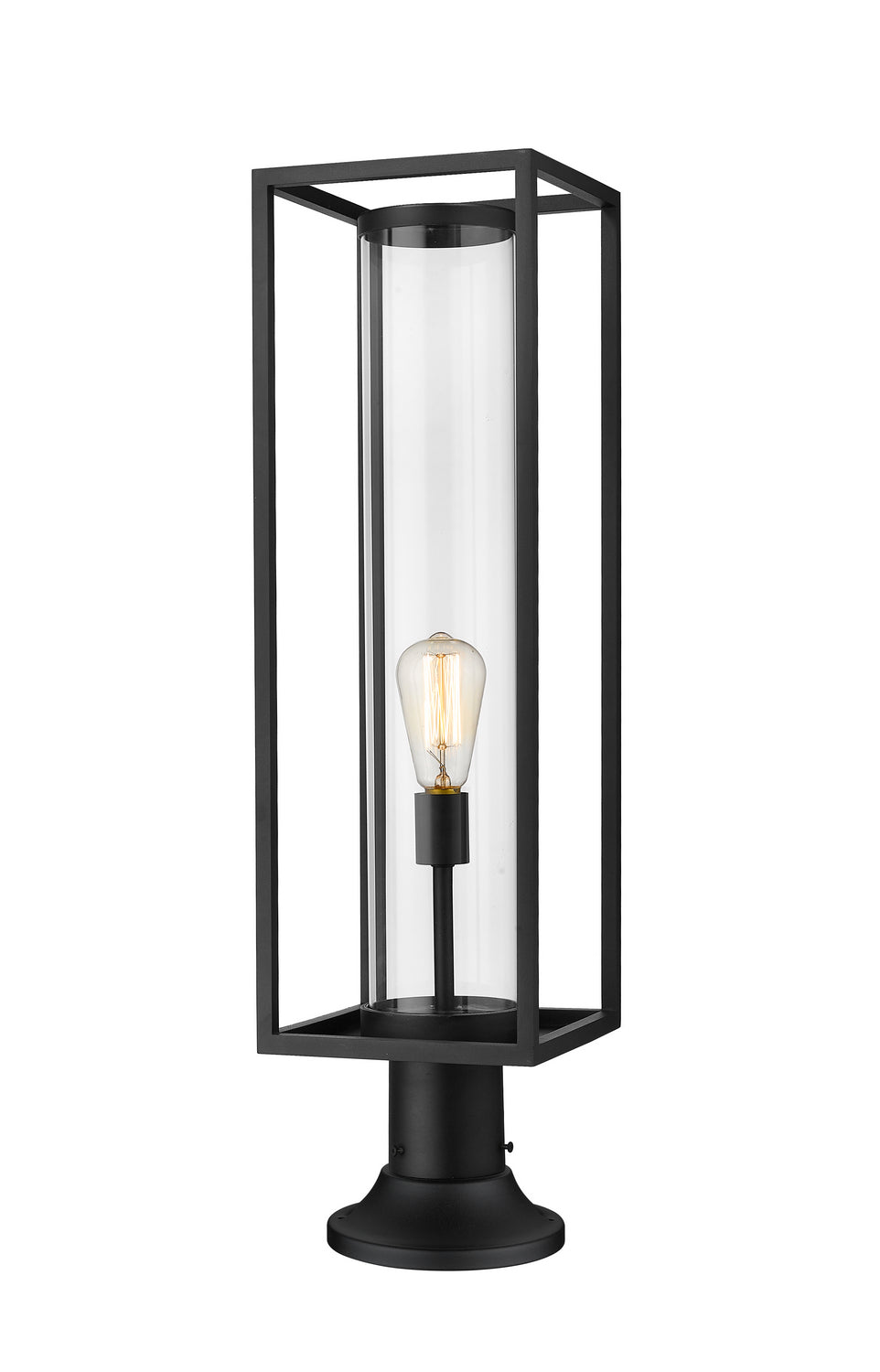 Z-Lite - 584PHBR-553PM-BK - One Light Outdoor Pier Mounted Fixture - Dunbroch - Black
