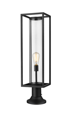 Z-Lite - 584PHBR-553PM-BK - One Light Outdoor Pier Mounted Fixture - Dunbroch - Black