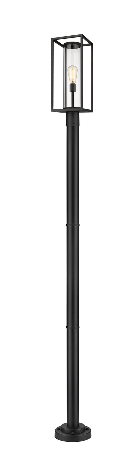Z-Lite - 584PHBR-567P-BK - One Light Outdoor Post Mounted Fixture - Dunbroch - Black