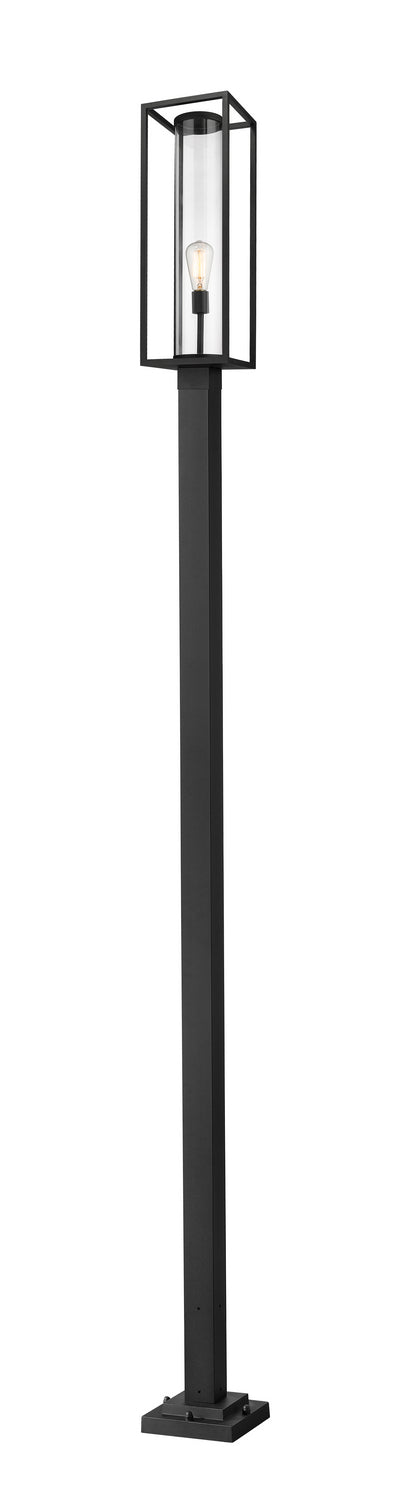Z-Lite - 584PHBS-536P-BK - One Light Outdoor Post Mounted Fixture - Dunbroch - Black