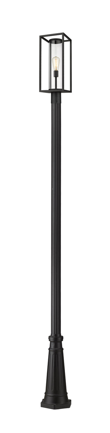 Z-Lite - 584PHMR-519P-BK - One Light Outdoor Post Mounted Fixture - Dunbroch - Black