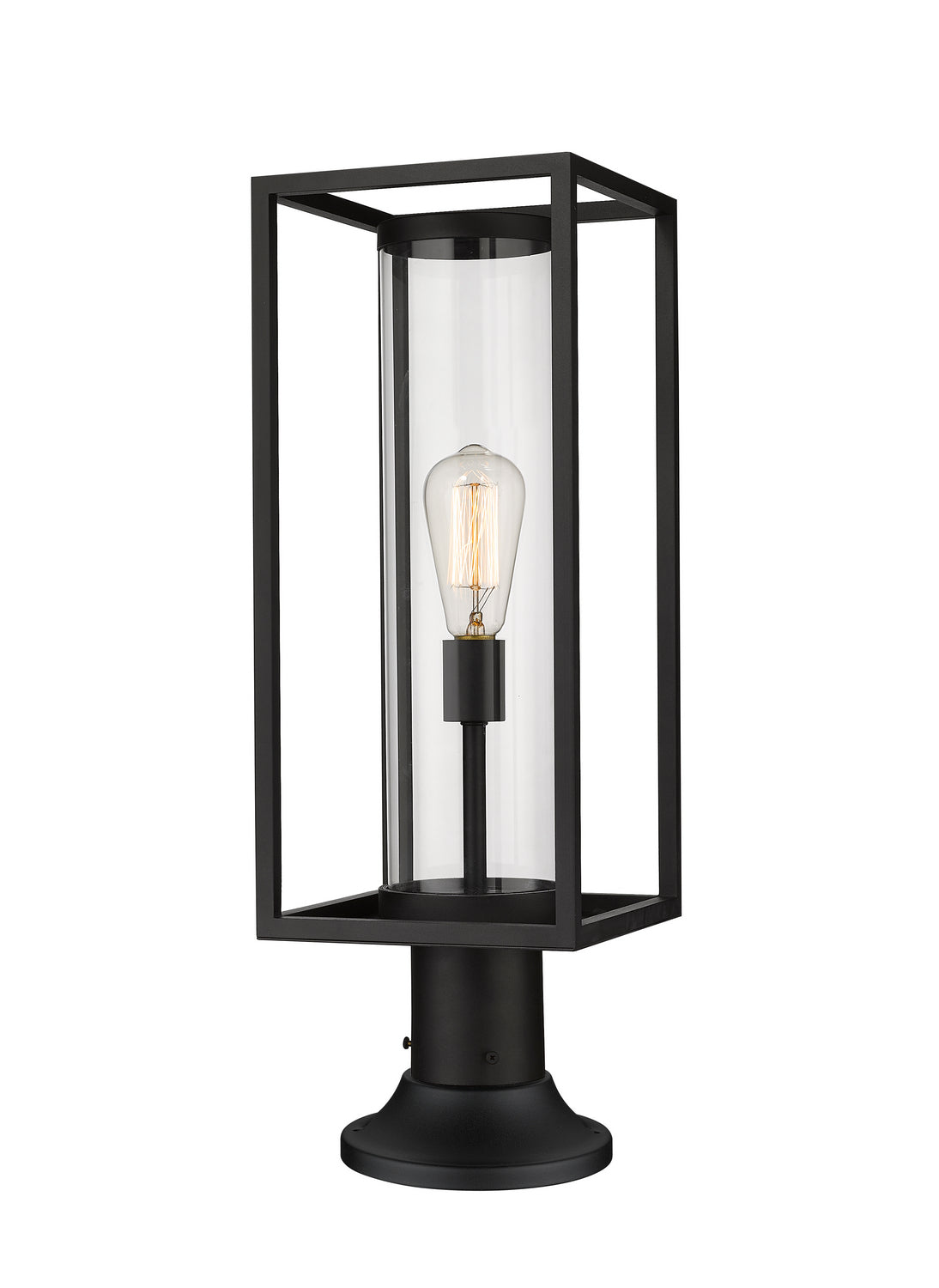 Z-Lite - 584PHMR-553PM-BK - One Light Outdoor Pier Mounted Fixture - Dunbroch - Black