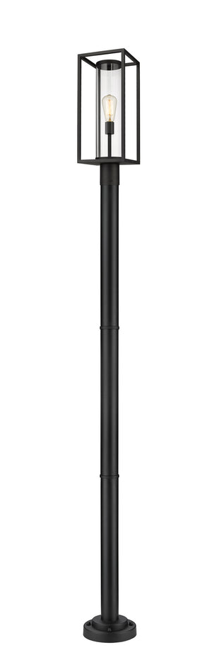 Z-Lite - 584PHMR-567P-BK - One Light Outdoor Post Mounted Fixture - Dunbroch - Black