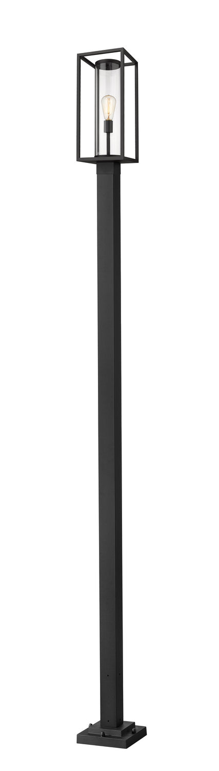 Z-Lite - 584PHMS-536P-BK - One Light Outdoor Post Mounted Fixture - Dunbroch - Black