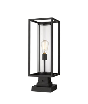 Z-Lite - 584PHMS-SQPM-BK - One Light Outdoor Pier Mounted Fixture - Dunbroch - Black