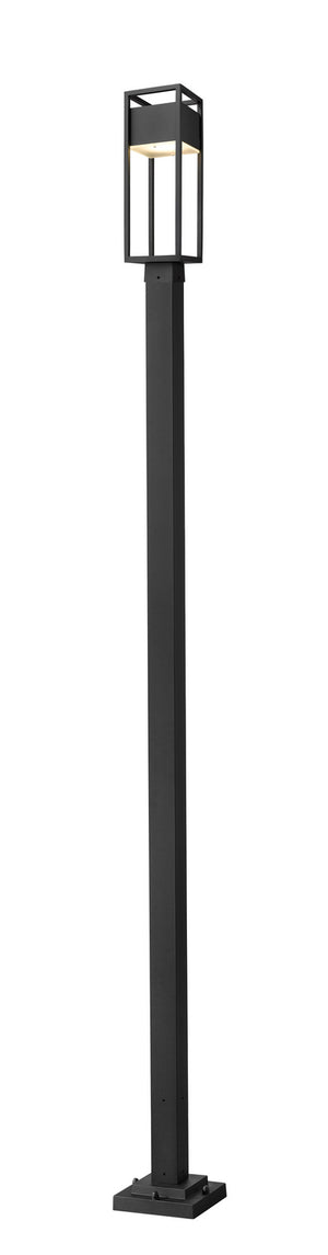 Z-Lite - 585PHMS-536P-BK-LED - LED Outdoor Post Moun Fixture - Barwick - Black
