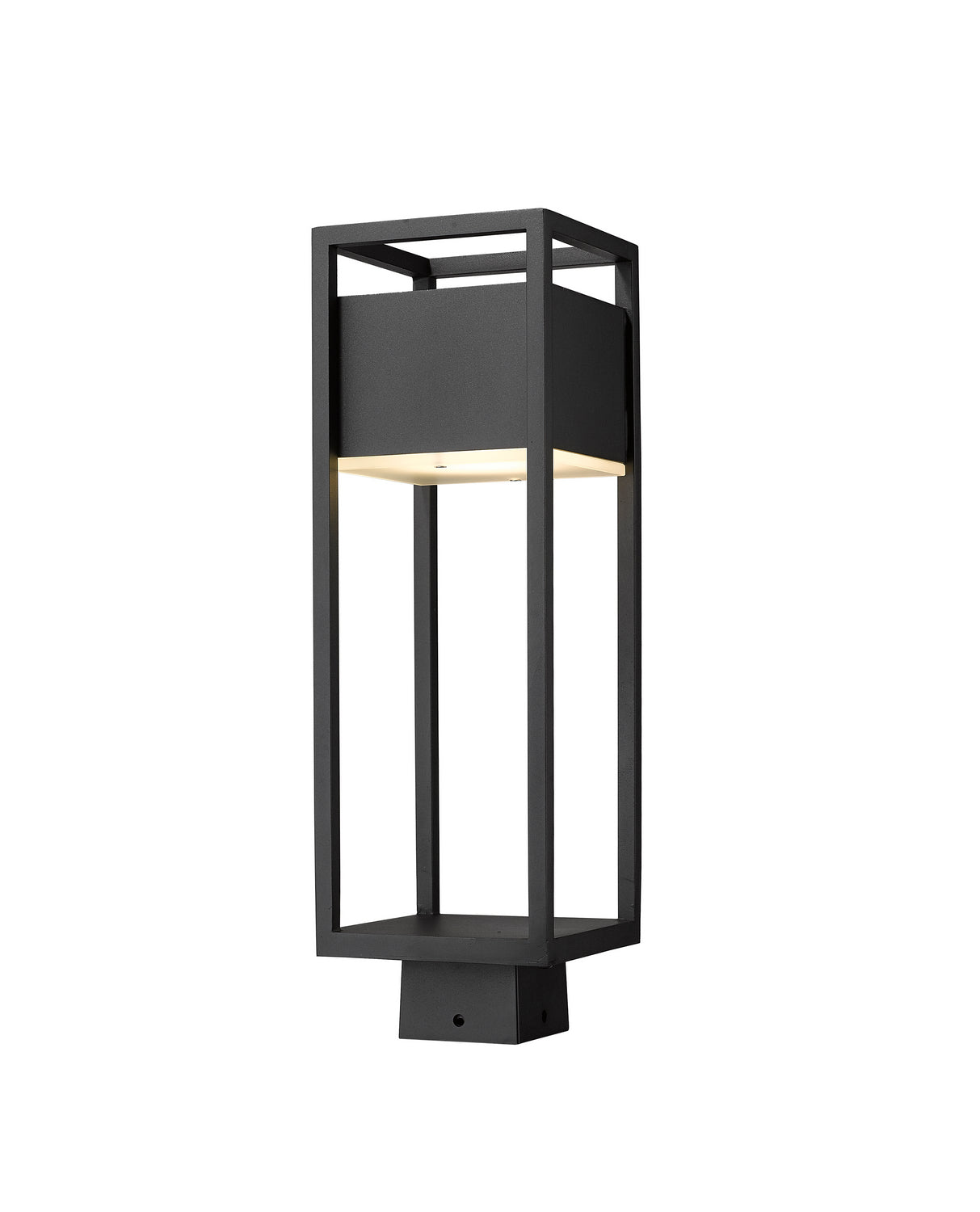 Z-Lite - 585PHMS-BK-LED - LED Outdoor Post Mount - Barwick - Black