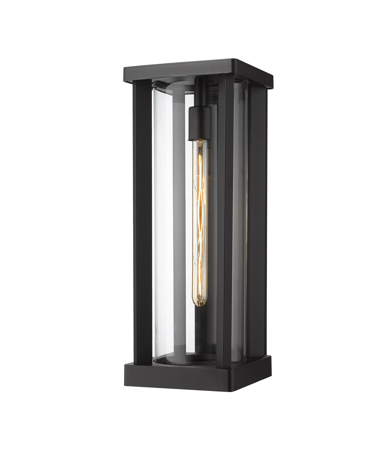 Z-Lite - 586B-BK - One Light Outdoor Wall Light - Glenwood - Black