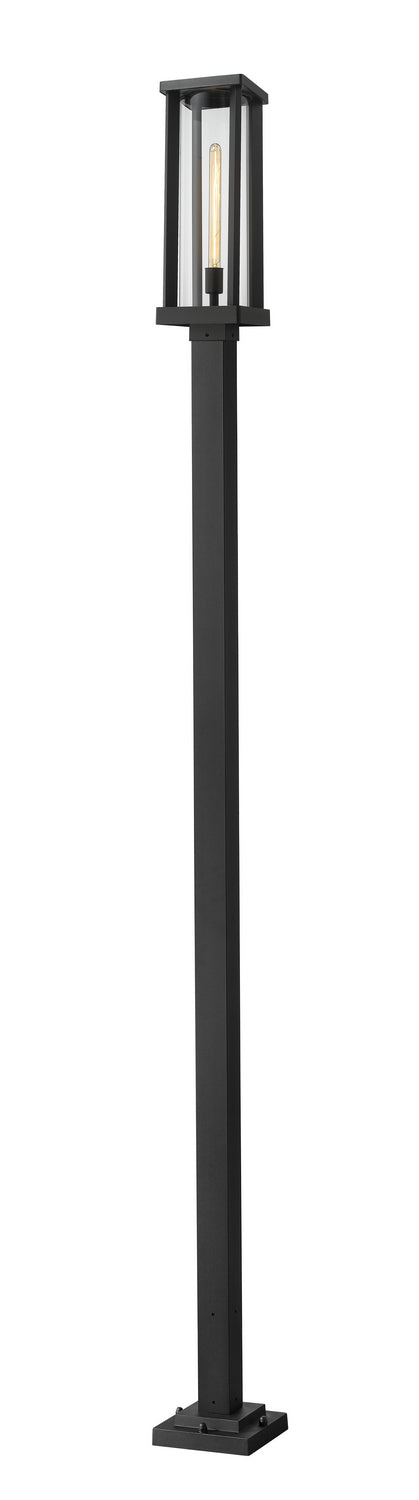 Z-Lite - 586PHBS-536P-BK - One Light Outdoor Post Mounted Fixture - Glenwood - Black