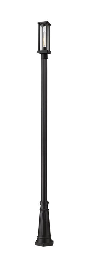 Z-Lite - 586PHMR-519P-BK - One Light Outdoor Post Mounted Fixture - Glenwood - Black