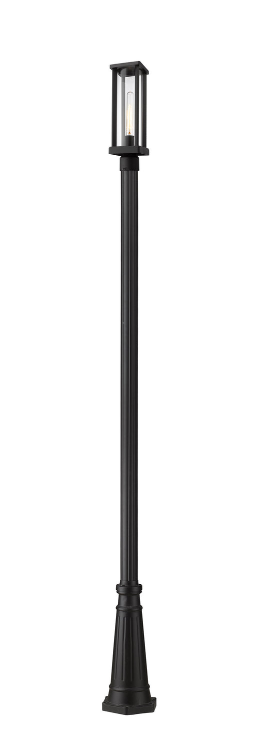 Z-Lite - 586PHMR-519P-BK - One Light Outdoor Post Mounted Fixture - Glenwood - Black