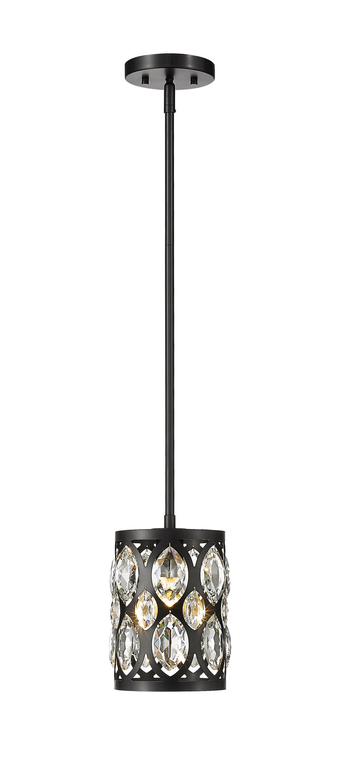 Z-Lite - 6010MP-MB - One Light Pendant - Dealey - Matte Black