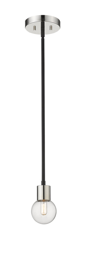 Z-Lite - 621MP-MB-PN - One Light Pendant - Neutra - Matte Black / Polished Nickel