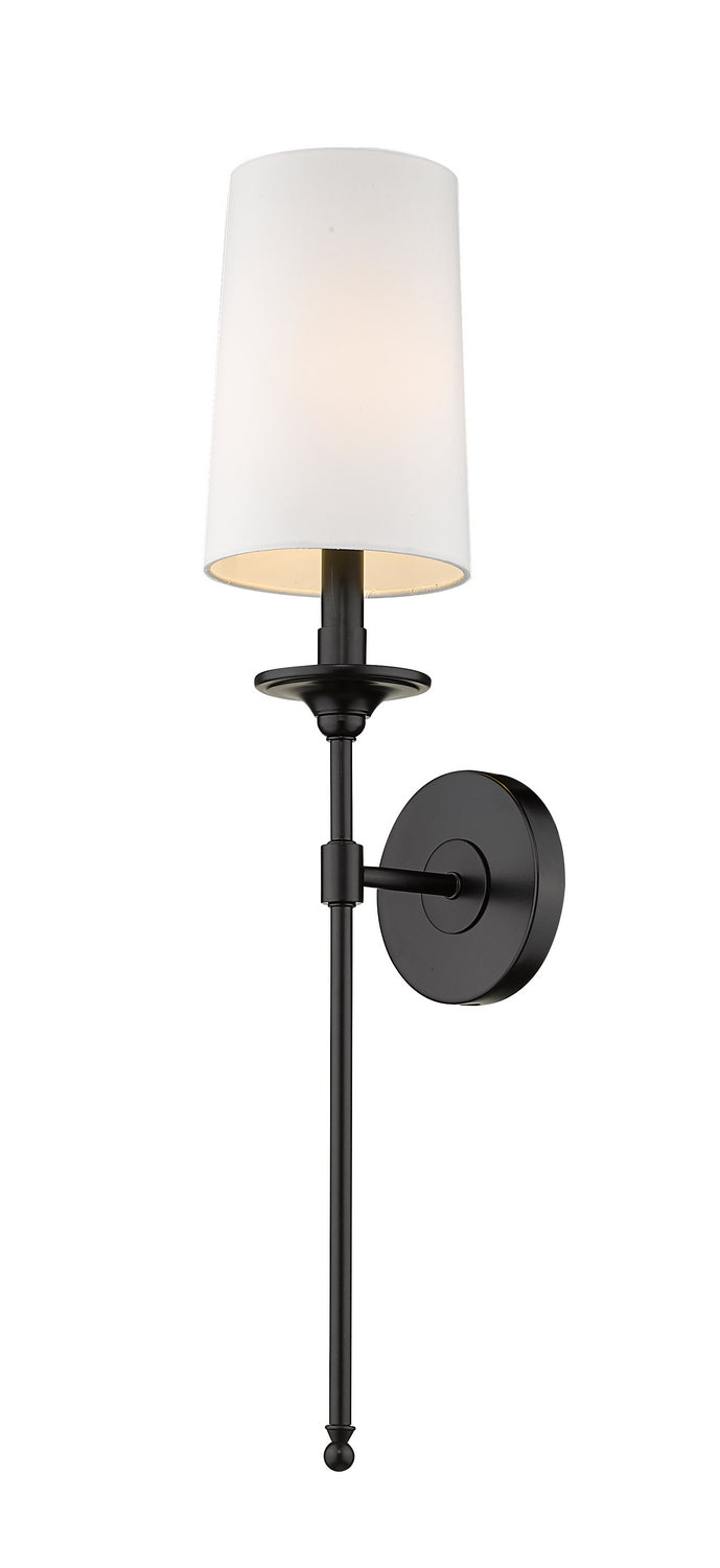 Z-Lite - 807-1S-MB - One Light Wall Sconce - Emily - Matte Black