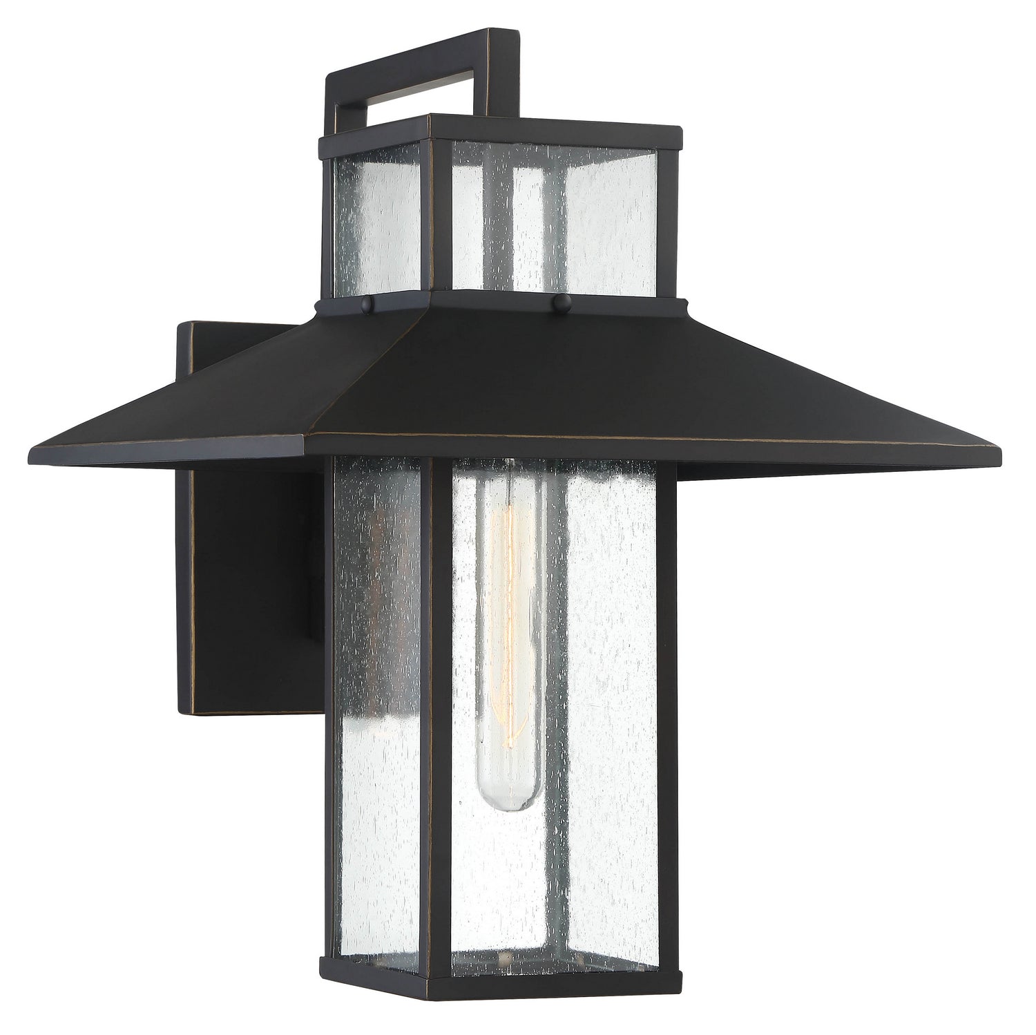 Minka-Lavery - 73151-143C - One Light Outdoor Wall Mount - Danforth Park - Oil Rubbed Bronze w/Goals Highlights