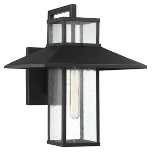 Minka-Lavery - 73151-143C - One Light Outdoor Wall Mount - Danforth Park - Oil Rubbed Bronze w/Goals Highlights