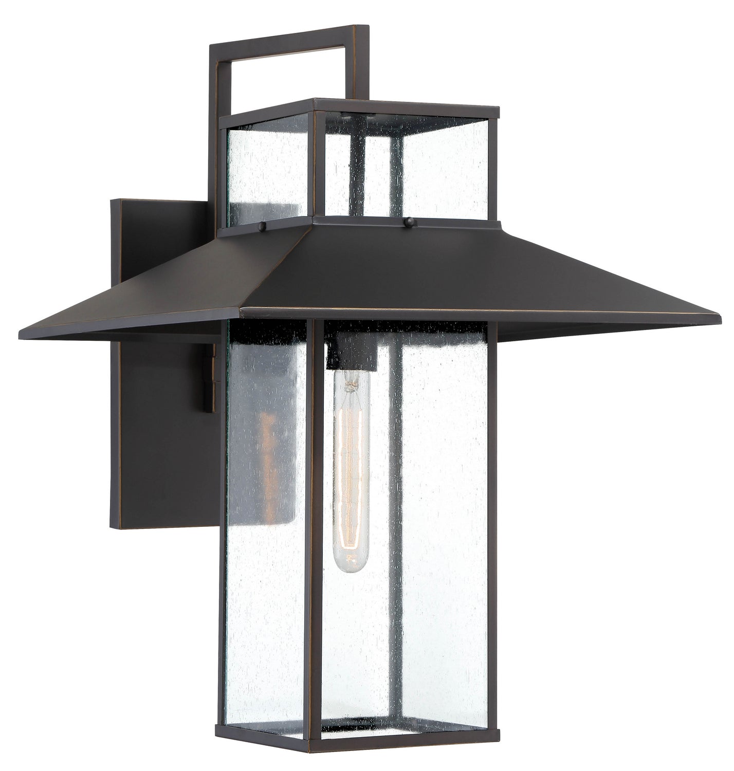 Minka-Lavery - 73153-143C - One Light Outdoor Wall Mount - Danforth Park - Oil Rubbed Bronze w/Goals Highlights