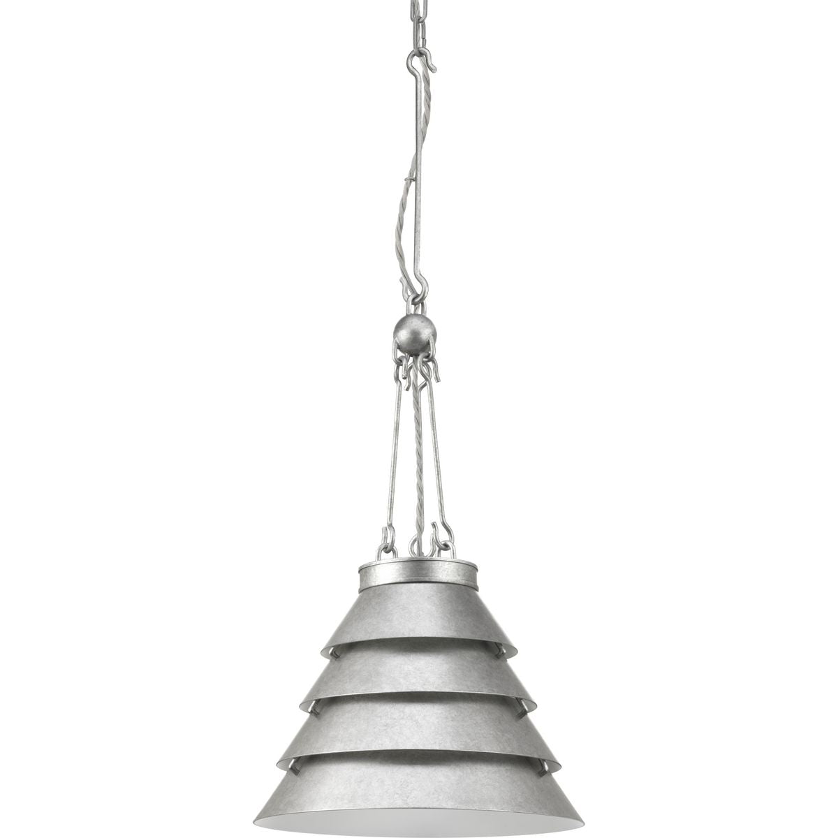 Progress Lighting - P500199-141 - One Light Pendant - Point Dume-Surfrider - Galvanized Finish