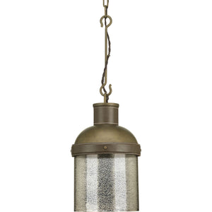 Progress Lighting - P500202-161 - One Light Pendant - Point Dume-Rockdance - Aged Brass