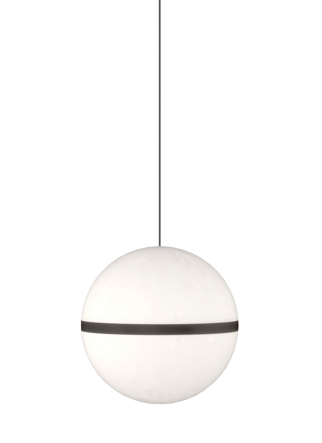 Visual Comfort Modern - 700MPHNEB - One Light Pendant - Hanea - Nightshade Black