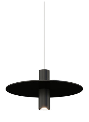 Visual Comfort Modern - 700MPPNTB-LED930 - LED Pendant - Ponte - Nightshade Black