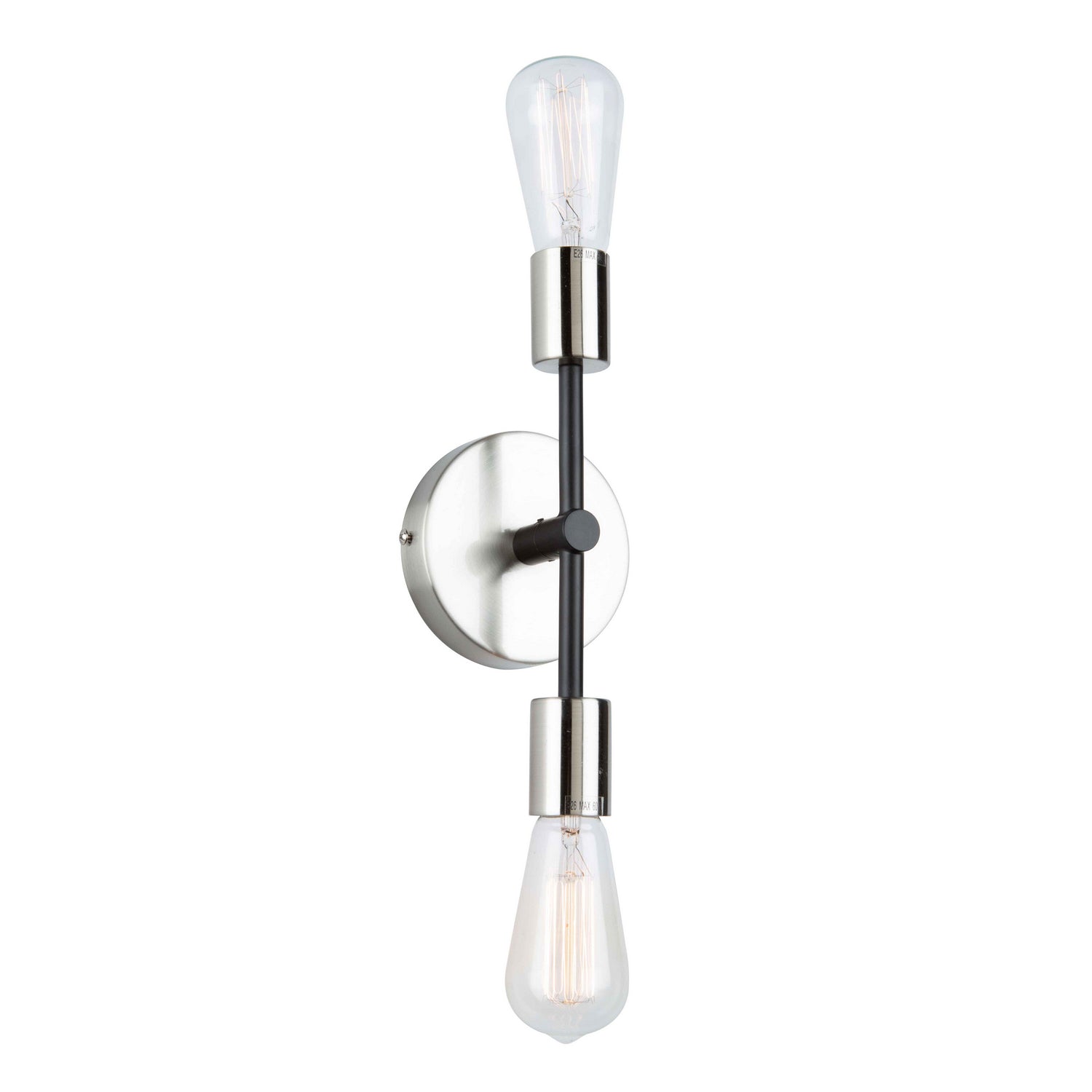 Artcraft - AC11256NB - Two Light Wall Sconce - Truro - Black & Brushed Nickel