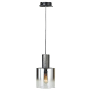 Artcraft - AC11520SM - One Light Pendant - Henley - Satin Black & Smoke Glass