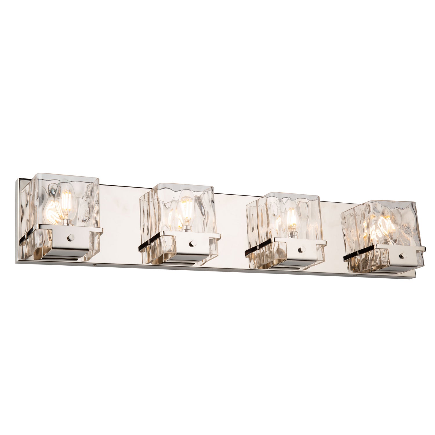 Artcraft - AC11574PN - Four Light Wall Mount - Wiltshire - Polished Nickel