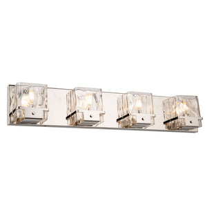 Artcraft - AC11574PN - Four Light Wall Mount - Wiltshire - Polished Nickel