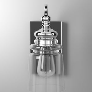 Artcraft - AC11591PN - One Light Wall Sconce - Castara - Polished Nickel