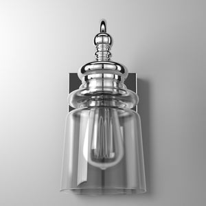 Artcraft - AC11591PN - One Light Wall Sconce - Castara - Polished Nickel