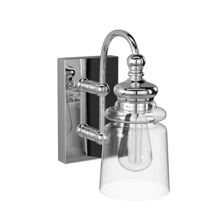 Artcraft - AC11591PN - One Light Wall Sconce - Castara - Polished Nickel