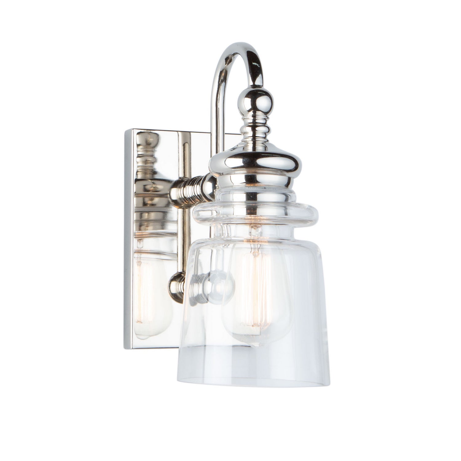 Artcraft - AC11591PN - One Light Wall Sconce - Castara - Polished Nickel