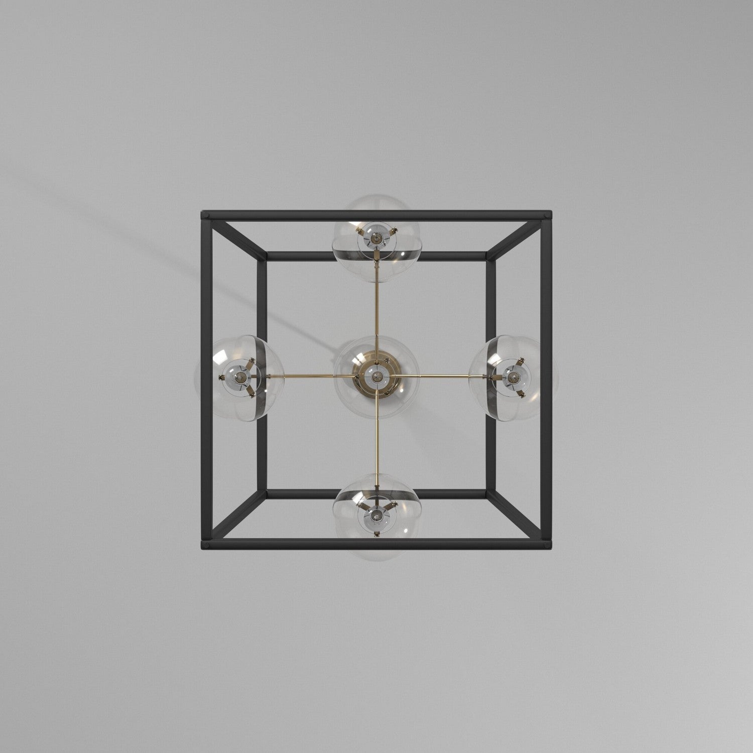 Artcraft - AC11605VB - Five Light Chandelier - Bridgetown - Black & Harvest Brass